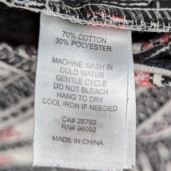 Dalia* Women's Multicolor BOHO 4 Pocket Hidden Closure High Waist Shorts~ Size 8 - Picture 4 of 12